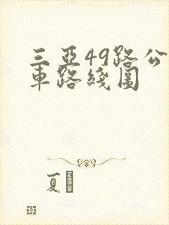 三亚49路公交车路线图