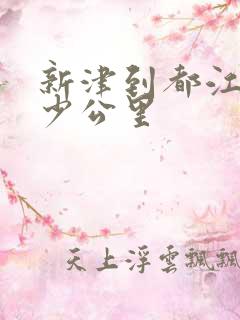 新津到都江堰多少公里