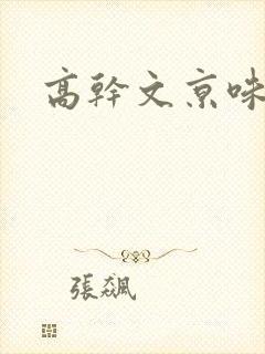 高干文京味小说 高干文京味小说