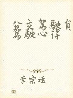 公交驾驶员安全驾驶心得