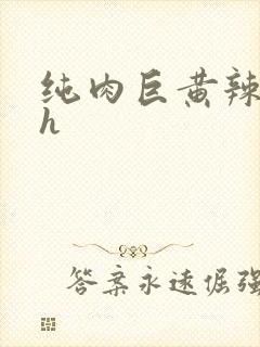 纯肉巨黄辣文高h