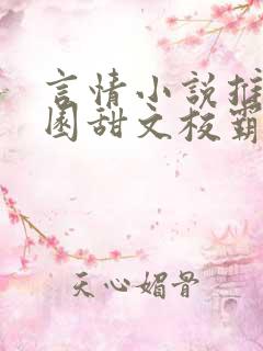 言情小说推荐校园甜文校霸