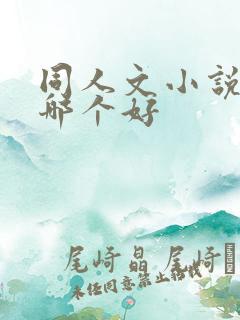 同人文小说软件哪个好