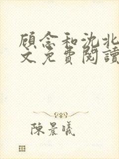 顾念和沈北漠全文免费阅读无弹窗