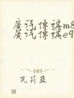 广汽传祺m8和广汽传祺e9哪个好