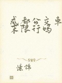 成都公交车道周末限行吗