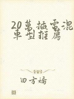 20万插电混合车型推荐