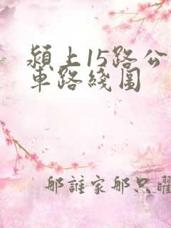 颍上15路公交车路线图