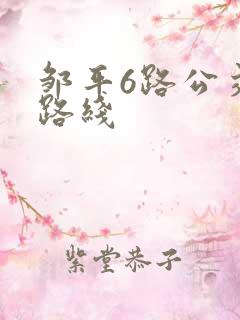 邹平6路公交车路线