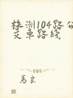 株洲104路公交车路线