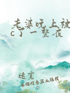 老婆晚上被躁狂c了一整夜