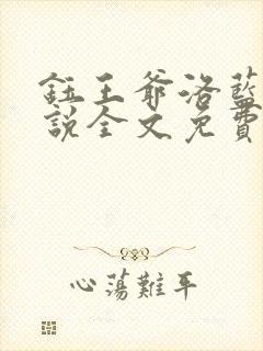 钰王爷洛蓝的小说全文免费阅读