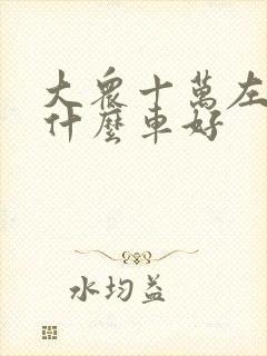 大众十万左右买什么车好 大众十万左右买什么车好