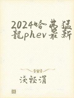 2024哈弗猛龙phev最新价格