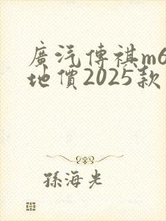 广汽传祺m6落地价2025款