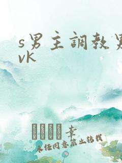 s男主调教男奴vk