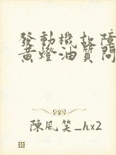 发动机故障灯亮黄灯油质问题怎么办