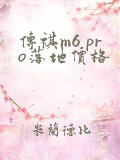 传祺m6 pro落地价格