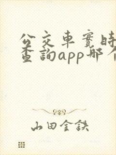 公交车实时到站查询app哪个好 公交车实时到站查询app哪个好