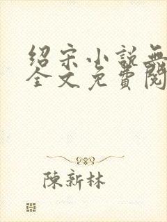绍宋小说无弹窗全文免费阅读