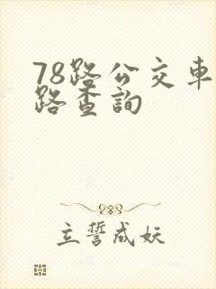 78路公交车线路查询 78路公交车线路查询