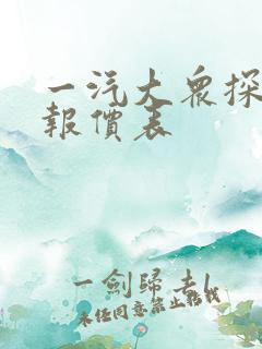 一汽大众探岳x报价表