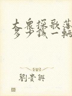 大众探歌落地价多少钱一辆