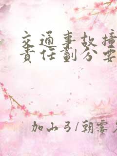 交通事故撞死人责任划分要多久
