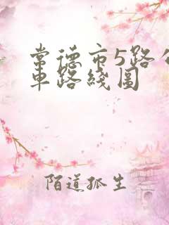 常德市5路公交车路线图