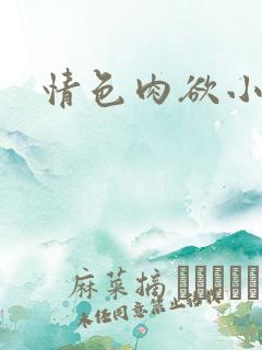 情色肉欲小说 情色肉欲小说
