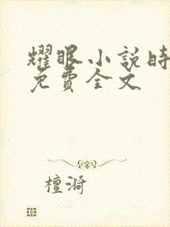 耀眼小说时玖远免费全文