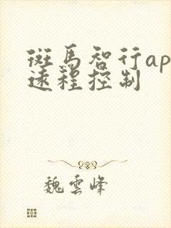 斑马智行app远程控制