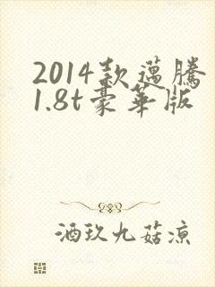 2014款迈腾1.8t豪华版