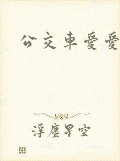 公交车爱爱故事