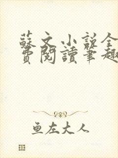 苏文小说全文免费阅读笔趣阁 苏文小说全文免费阅读笔趣阁
