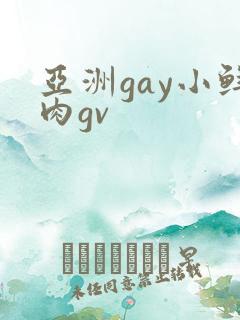 亚洲gay小鲜肉gv