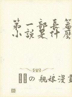 第一部长篇历史小说是什么