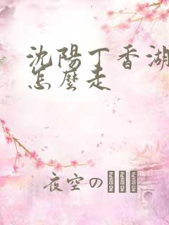 沈阳丁香湖公园怎么走