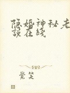 隐婚神秘老公小说在线