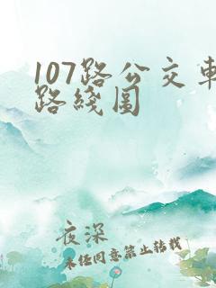 107路公交车路线图