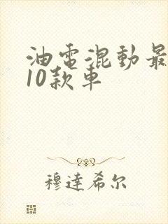 油电混动最好的10款车