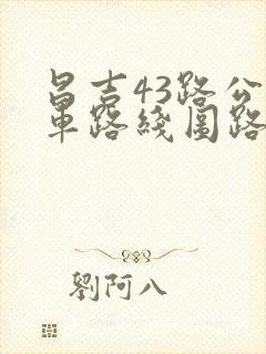 昌吉43路公交车路线图路