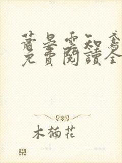 萧晏云知鸢小说免费阅读全文