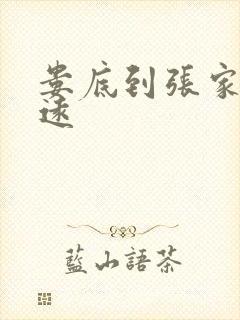 娄底到张家界多远