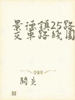 景德镇25路公交车路线图