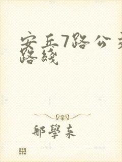 安丘7路公交车路线
