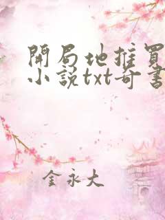 开局地推买大力小说txt奇书网 开局地推买大力小说txt奇书网