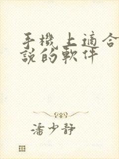 手机上适合写小说的软件