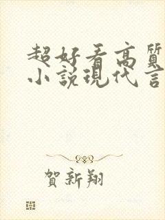 超好看高质量的小说现代言情