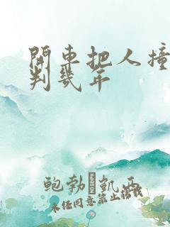 开车把人撞死了判几年